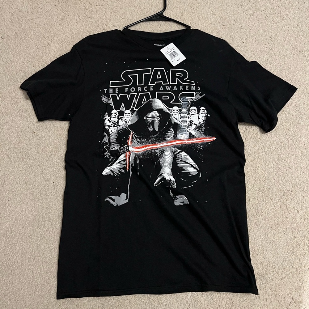 Star Wars Black Short Sleeve Tee with Iconic Graphics